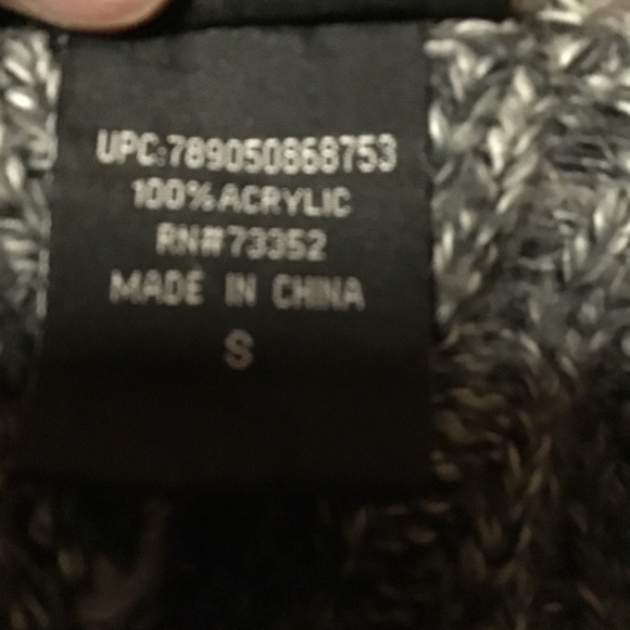 Vtg Gray Y2K hippie boho bell sleeve sweater - Picture 6 of 15